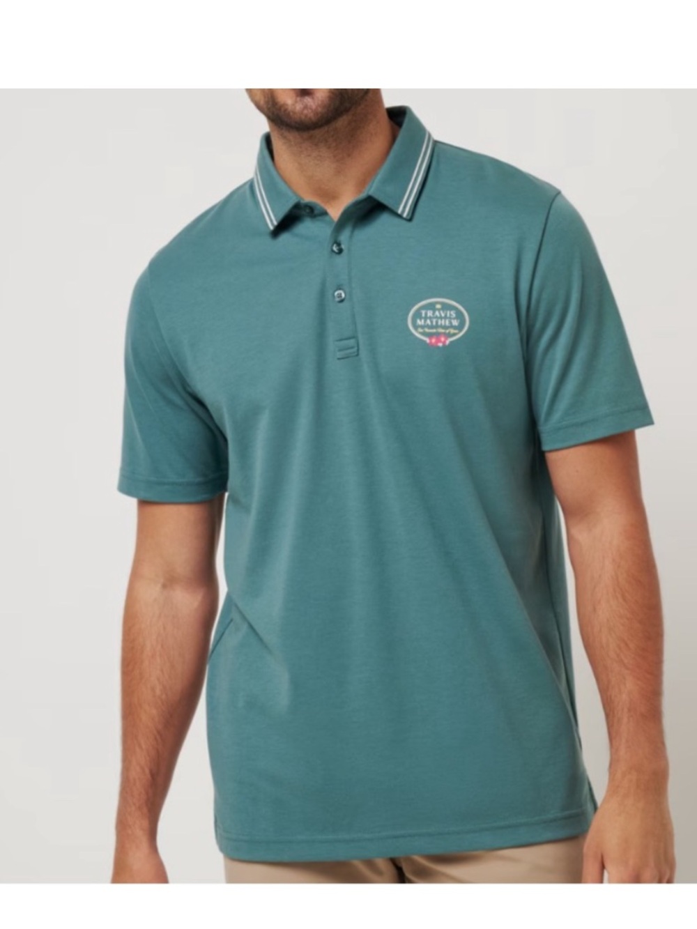 Travis Mathew Patron Parade Polo Shirt Sz Xl